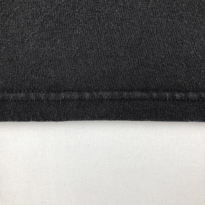 2000'S Delta Bear Pattern Long-Sleeve T-Shirt (Men's Size L) cotton black type Vintage Second Hand