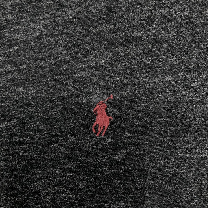 Ralph Lauren POLO RALPH LAUREN Long T-shirt Long T Men's M size unclear black type Vintage Second Hand