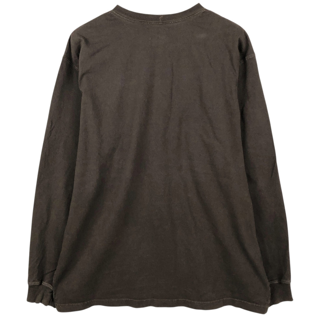 Carhartt Original Fit Long Sleeve T-Shirt, Men's Size L cotton brown type Vintage Second Hand