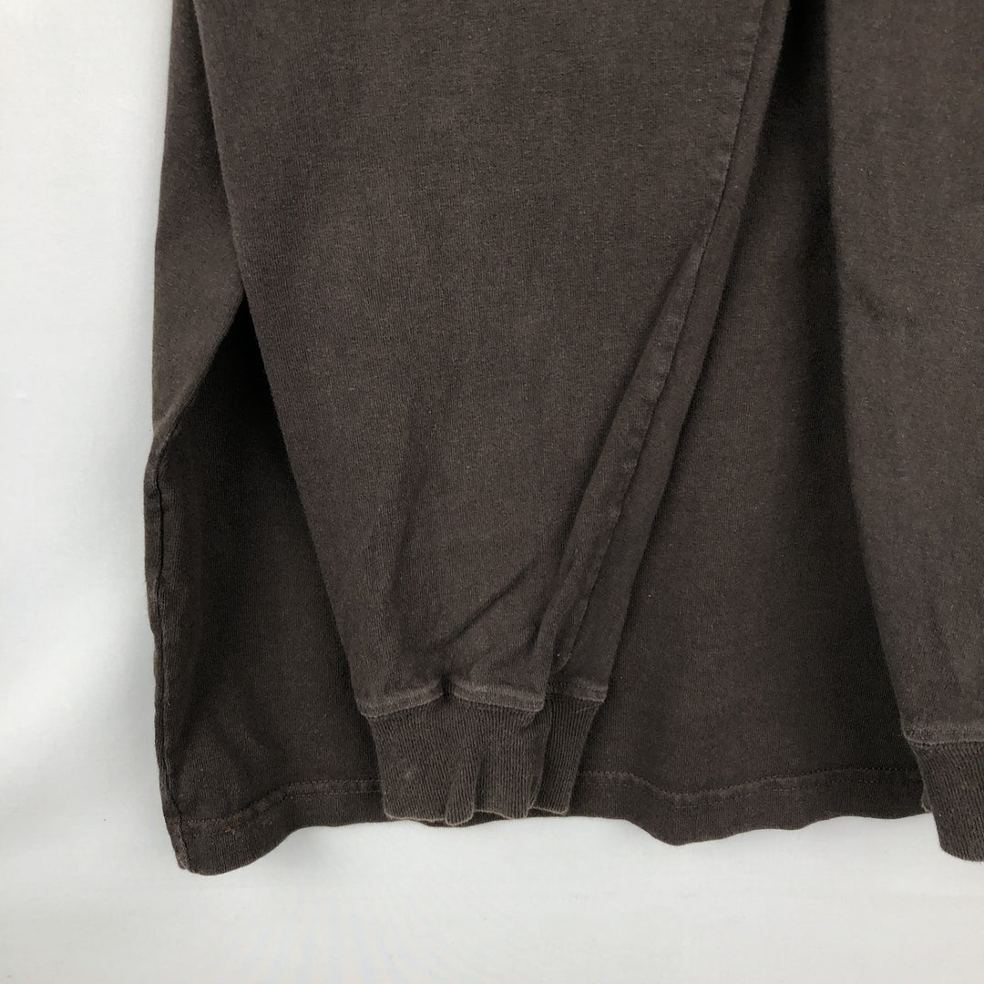Carhartt Original Fit Long Sleeve T-Shirt, Men's Size L cotton brown type Vintage Second Hand