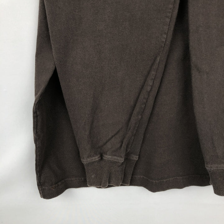 Carhartt Original Fit Long Sleeve T-Shirt, Men's Size L cotton brown type Vintage Second Hand