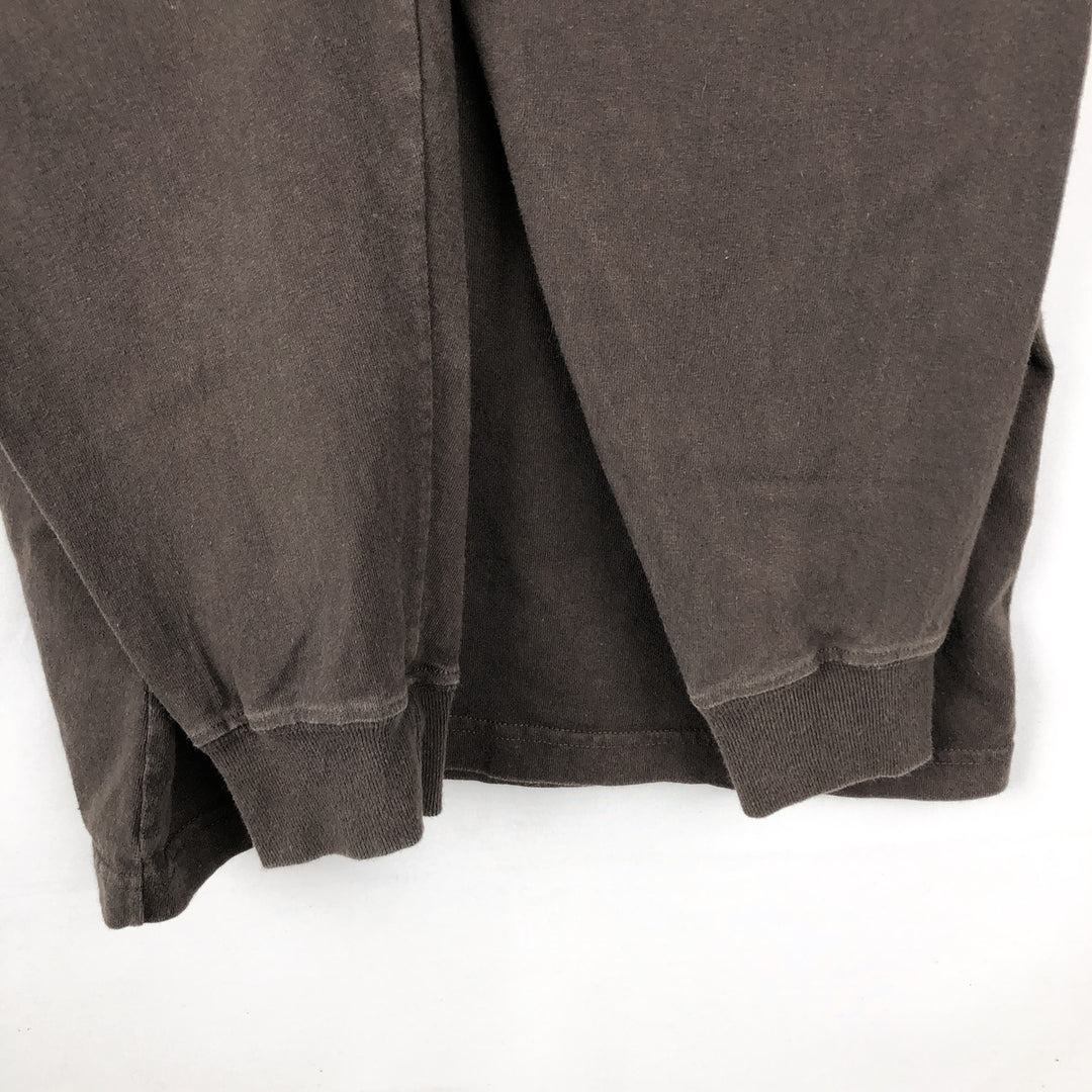 Carhartt Original Fit Long Sleeve T-Shirt, Men's Size L cotton brown type Vintage Second Hand