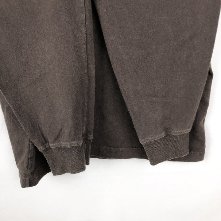 Carhartt Original Fit Long Sleeve T-Shirt, Men's Size L cotton brown type Vintage Second Hand