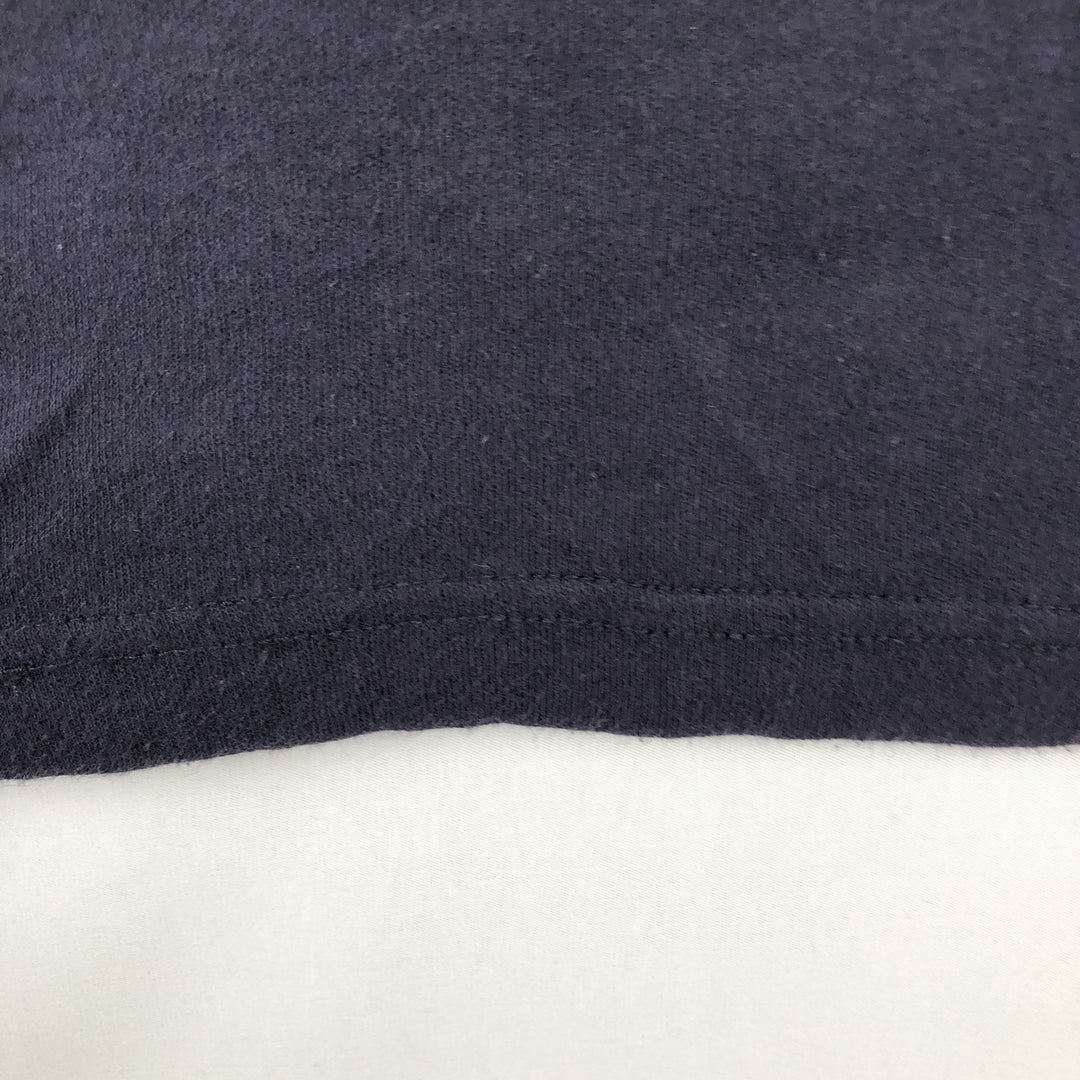 Carhartt FR Series Half-Button Plain Pocket Long-Sleeve T-Shirt (Men's Size L) Modacrylic navy blue type Vintage Second Hand