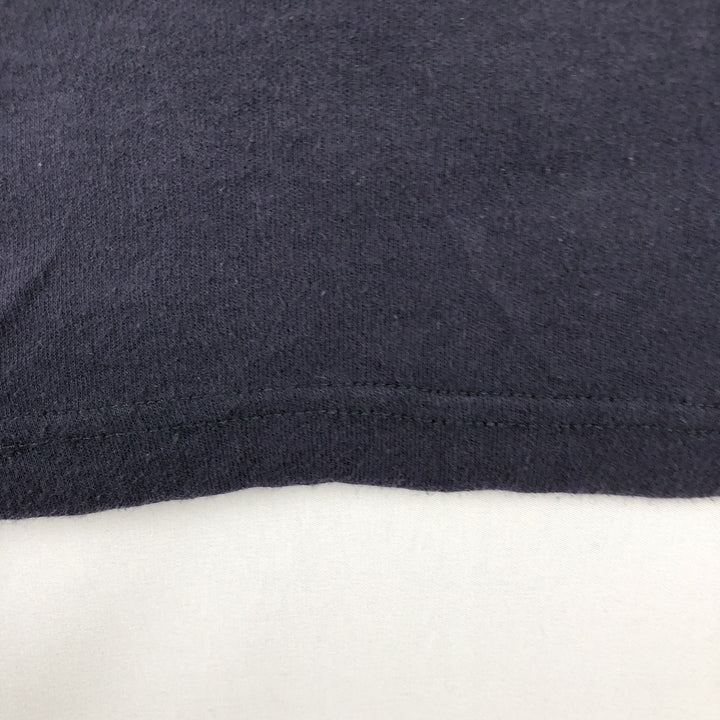 Carhartt FR Series Half-Button Plain Pocket Long-Sleeve T-Shirt (Men's Size L) Modacrylic navy blue type Vintage Second Hand