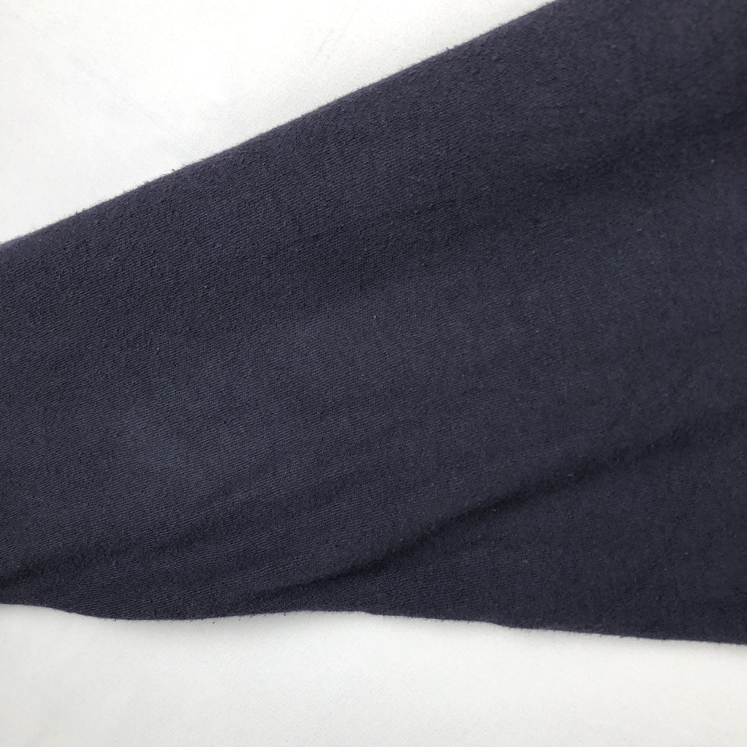 Carhartt FR Series Half-Button Plain Pocket Long-Sleeve T-Shirt (Men's Size L) Modacrylic navy blue type Vintage Second Hand