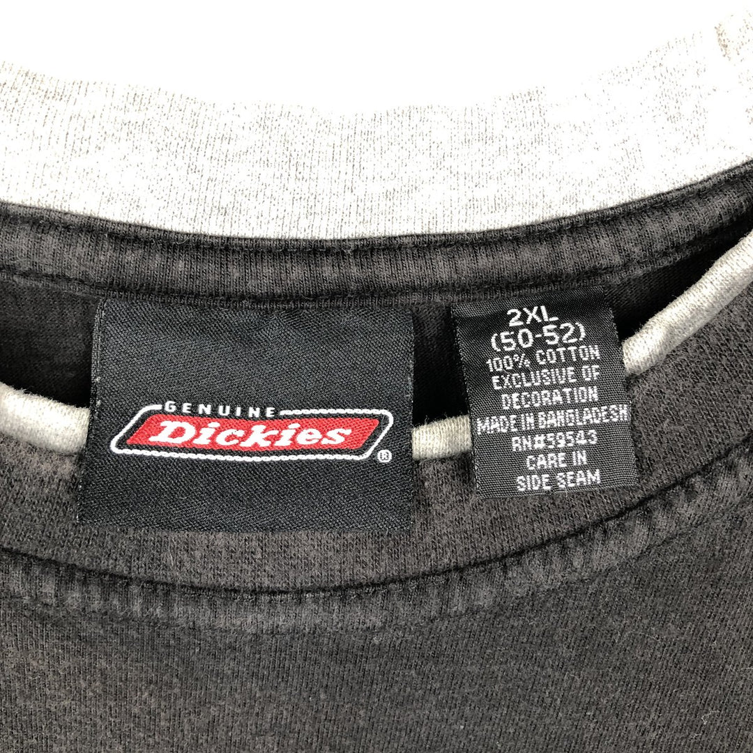 Dickies Long-Sleeve T-Shirt, Men's XXL Equivalent cotton black type Vintage Second Hand