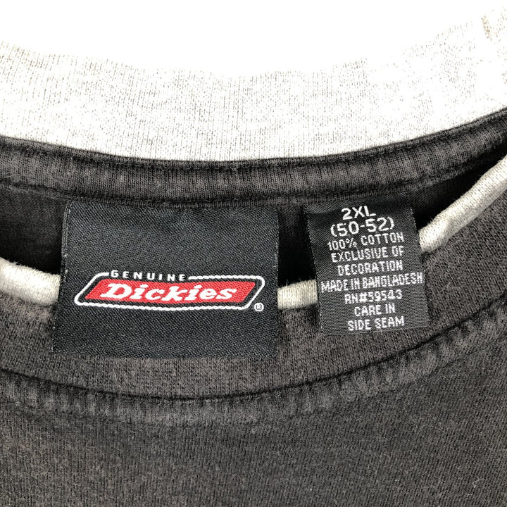 Dickies Long-Sleeve T-Shirt, Men's XXL Equivalent cotton black type Vintage Second Hand