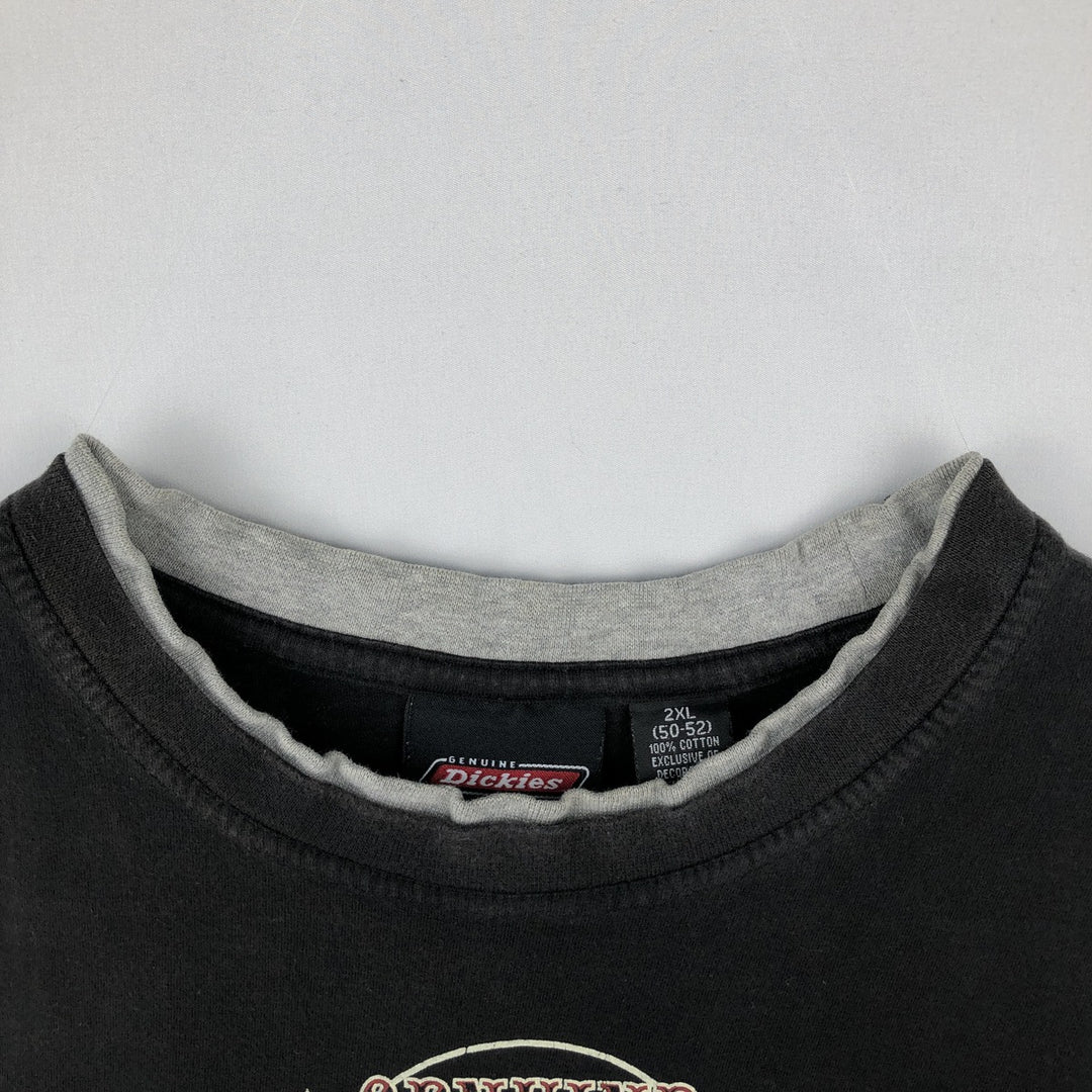 Dickies Long-Sleeve T-Shirt, Men's XXL Equivalent cotton black type Vintage Second Hand