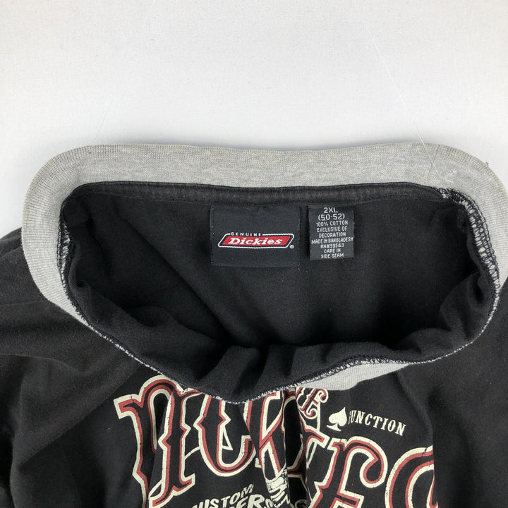 Dickies Long-Sleeve T-Shirt, Men's XXL Equivalent cotton black type Vintage Second Hand