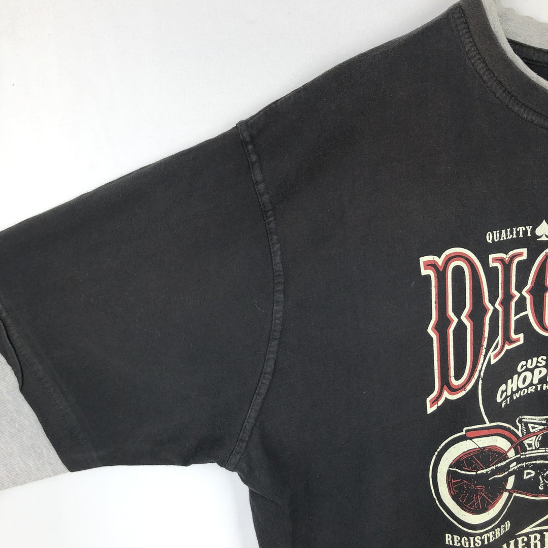 Dickies Long-Sleeve T-Shirt, Men's XXL Equivalent cotton black type Vintage Second Hand