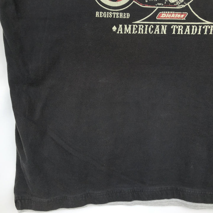 Dickies Long-Sleeve T-Shirt, Men's XXL Equivalent cotton black type Vintage Second Hand