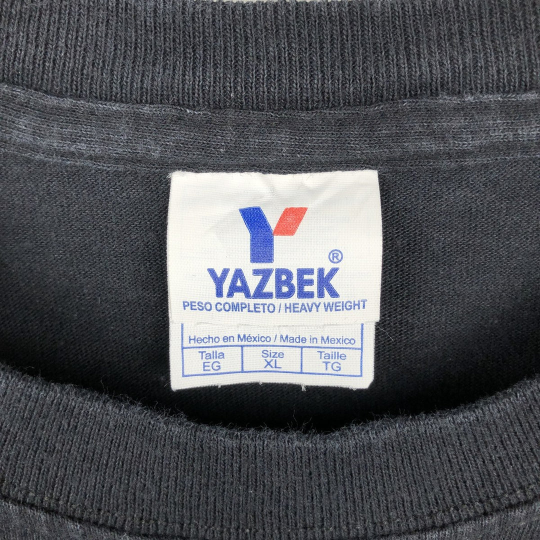 2000'S YAZBEK Long-Sleeve T-Shirt (Men's XL equivalent) cotton black type Vintage Second Hand