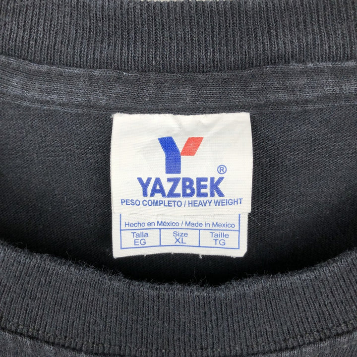 2000'S YAZBEK Long-Sleeve T-Shirt (Men's XL equivalent) cotton black type Vintage Second Hand