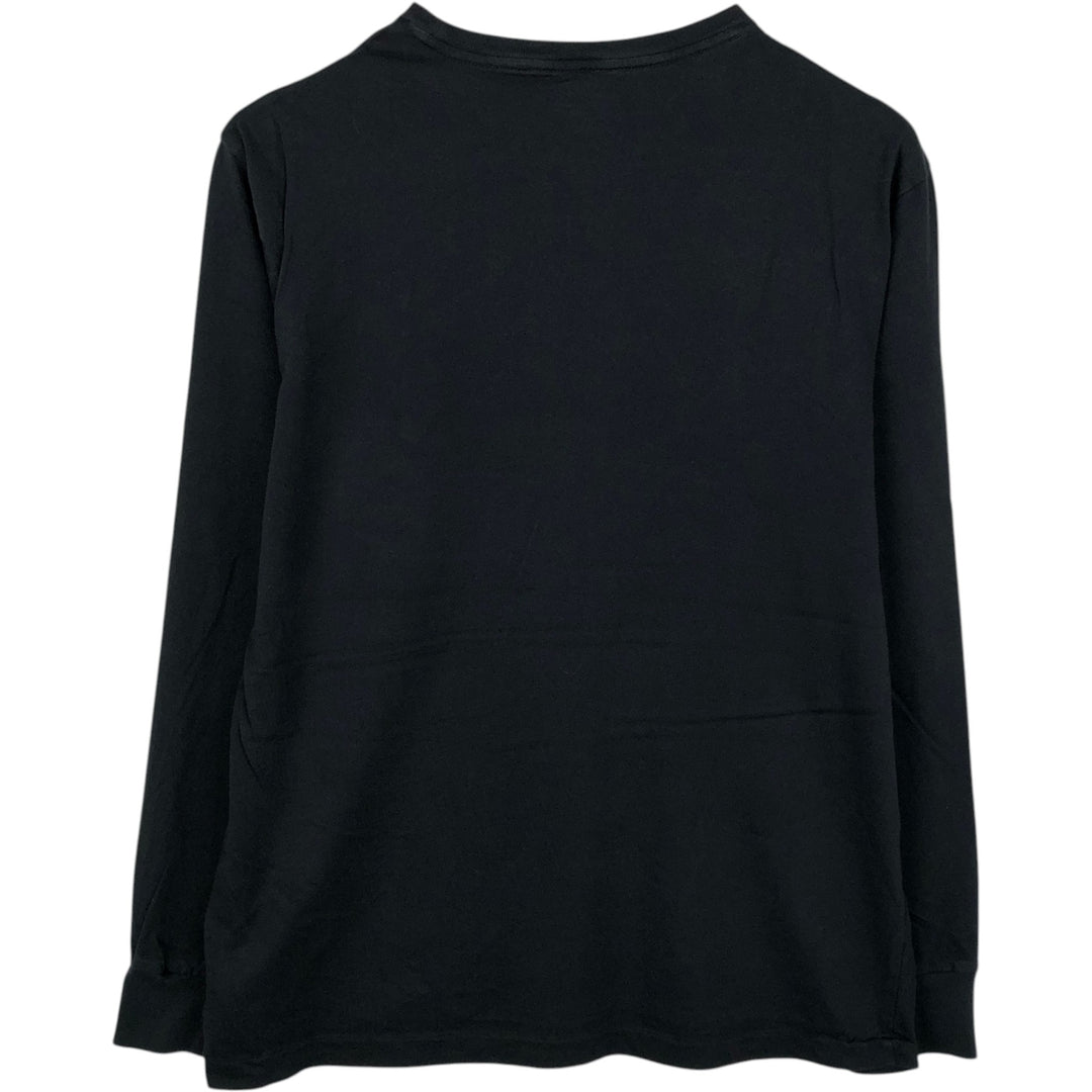 Ralph Lauren POLO RALPH LAUREN long-sleeved T-shirt, men's size L cotton black type Vintage Second Hand