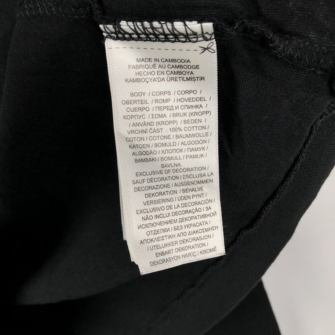 Ralph Lauren POLO RALPH LAUREN long-sleeved T-shirt, men's size L cotton black type Vintage Second Hand