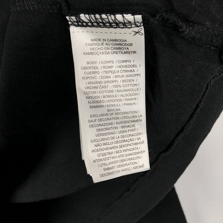 Ralph Lauren POLO RALPH LAUREN long-sleeved T-shirt, men's size L cotton black type Vintage Second Hand