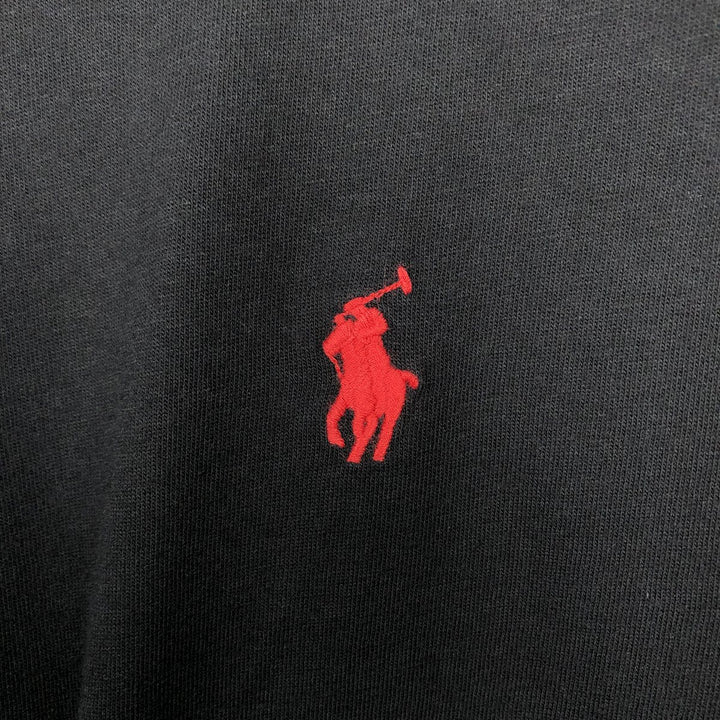 Ralph Lauren POLO RALPH LAUREN long-sleeved T-shirt, men's size L cotton black type Vintage Second Hand