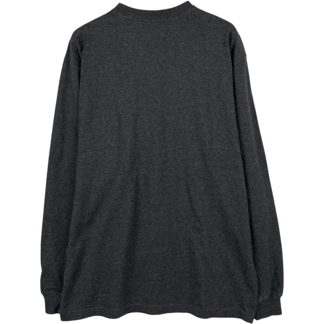 Carhartt Loose Fit Plain Pocket Long-Sleeve T-Shirt (Men's Size M) unclear Charcoal Vintage Second Hand