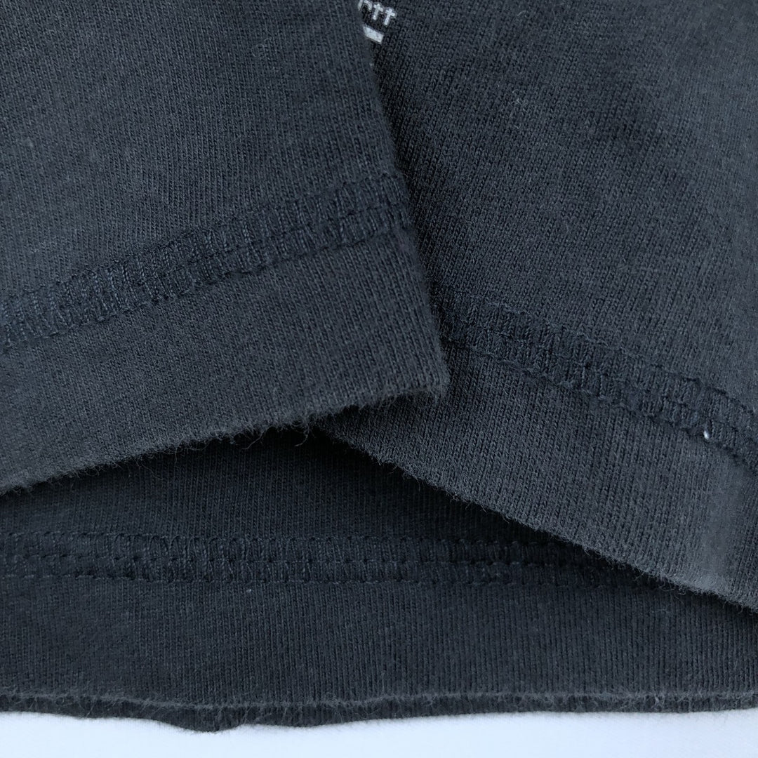 Carhartt Relaxed Fit Plain Pocket Long-Sleeve T-Shirt (Men's Size L) cotton black type Vintage Second Hand