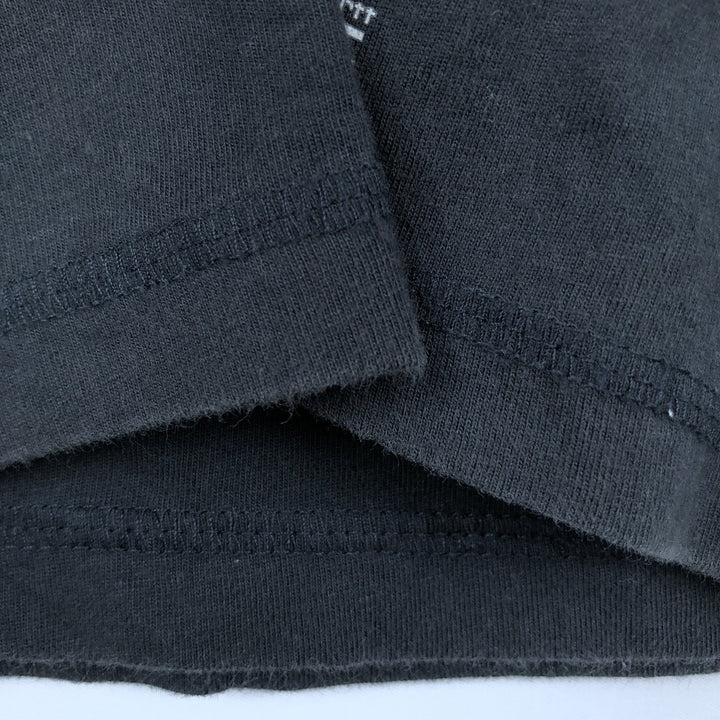 Carhartt Relaxed Fit Plain Pocket Long-Sleeve T-Shirt (Men's Size L) cotton black type Vintage Second Hand