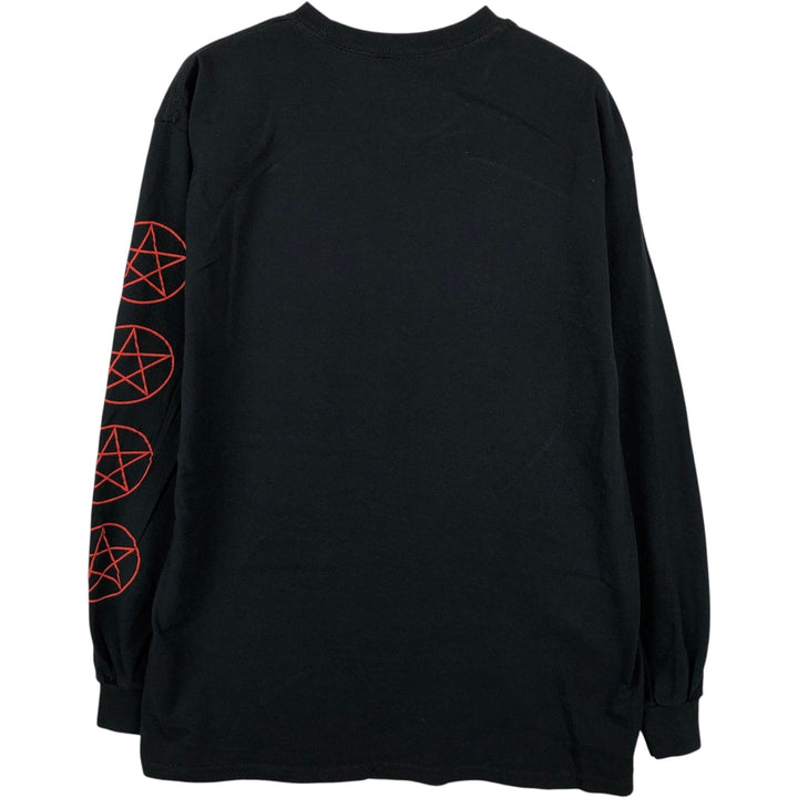 STEVEN RHODES Long-Sleeve T-Shirt (Men's Size L) cotton black type Vintage Second Hand