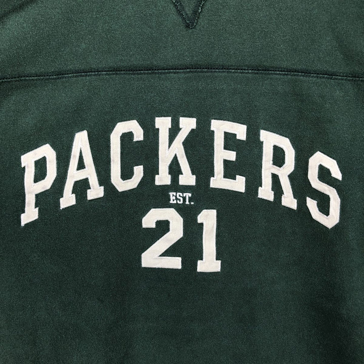 1990'S NFL Green Bay Packers Long-Sleeve T-Shirt, Men's Size L (Equivalent), Vintage unclear green type Vintage Second Hand