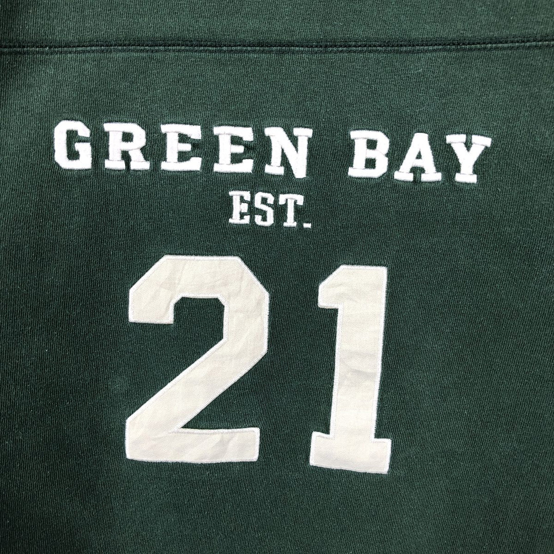 1990'S NFL Green Bay Packers Long-Sleeve T-Shirt, Men's Size L (Equivalent), Vintage unclear green type Vintage Second Hand