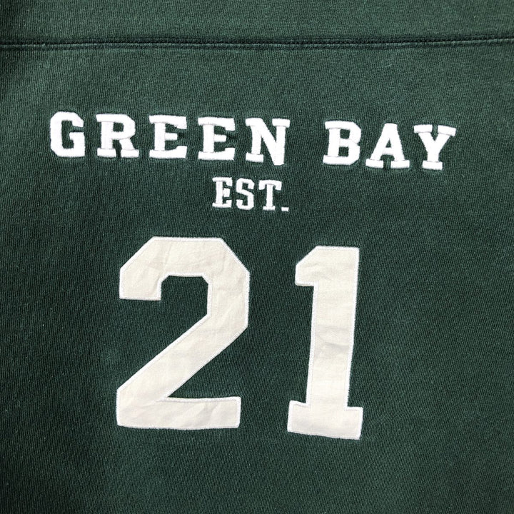 1990'S NFL Green Bay Packers Long-Sleeve T-Shirt, Men's Size L (Equivalent), Vintage unclear green type Vintage Second Hand