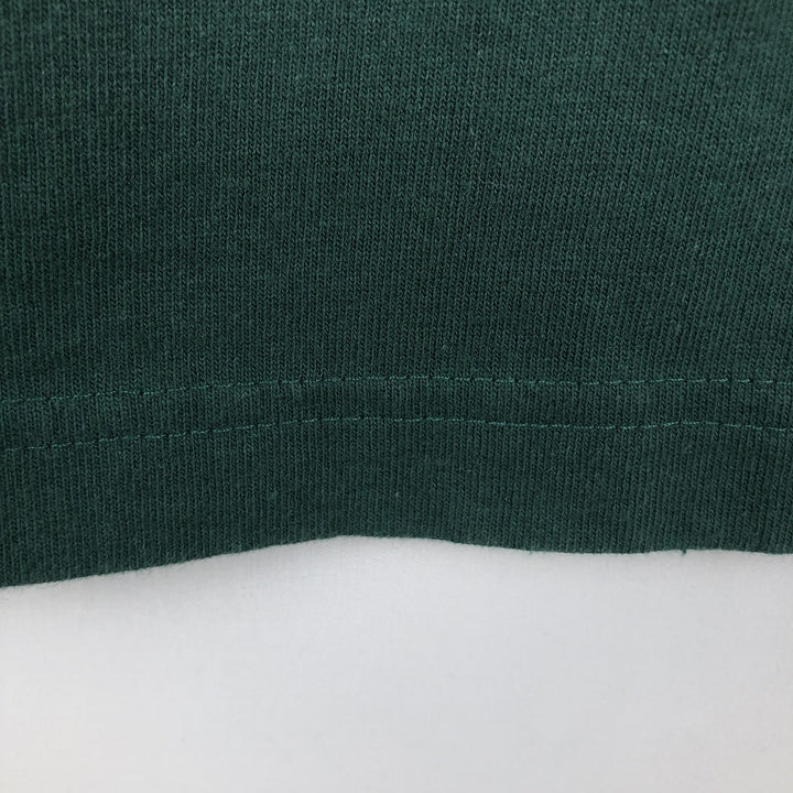 Carhartt Henley neck plain pocket long T-shirt long T men's L size cotton green type Vintage Second Hand