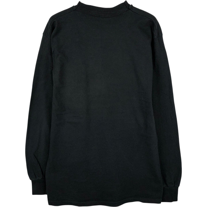90'S Fruit of the Loom Long Sleeve T-Shirt, Made in USA, Men's Medium, Vintage cotton black type Vintage Second Hand