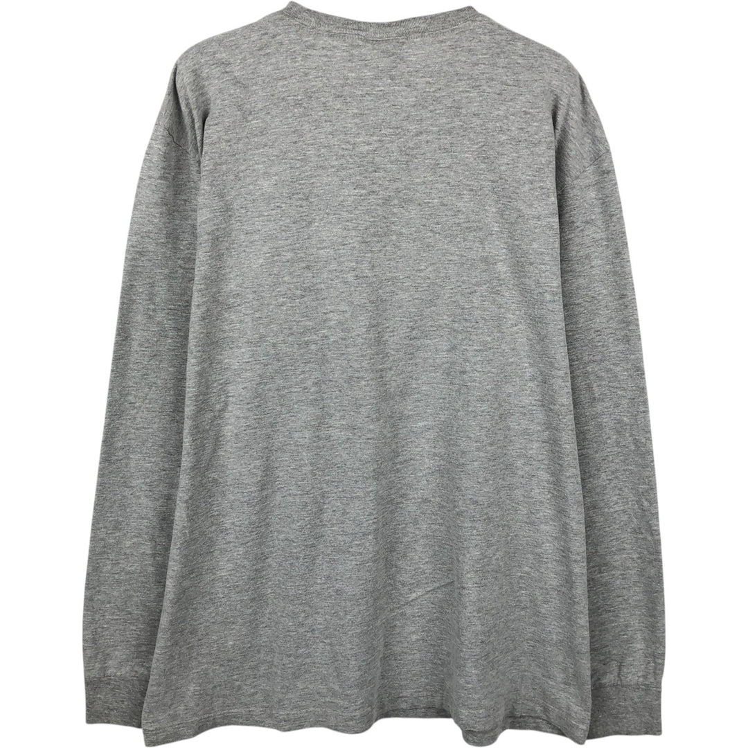 Ralph Lauren POLO by Ralph Lauren long-sleeved T-shirt, men's size M cotton gray type Vintage Second Hand