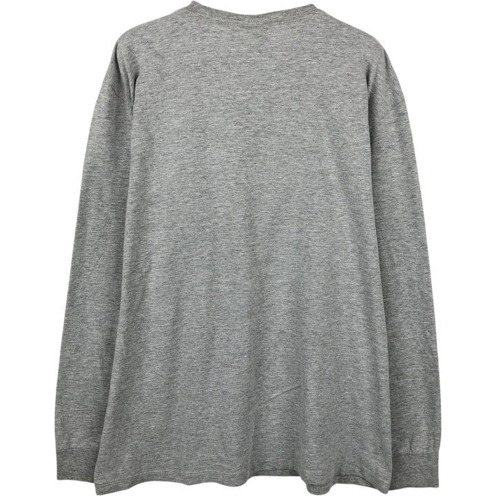 Ralph Lauren POLO by Ralph Lauren long-sleeved T-shirt, men's size M cotton gray type Vintage Second Hand