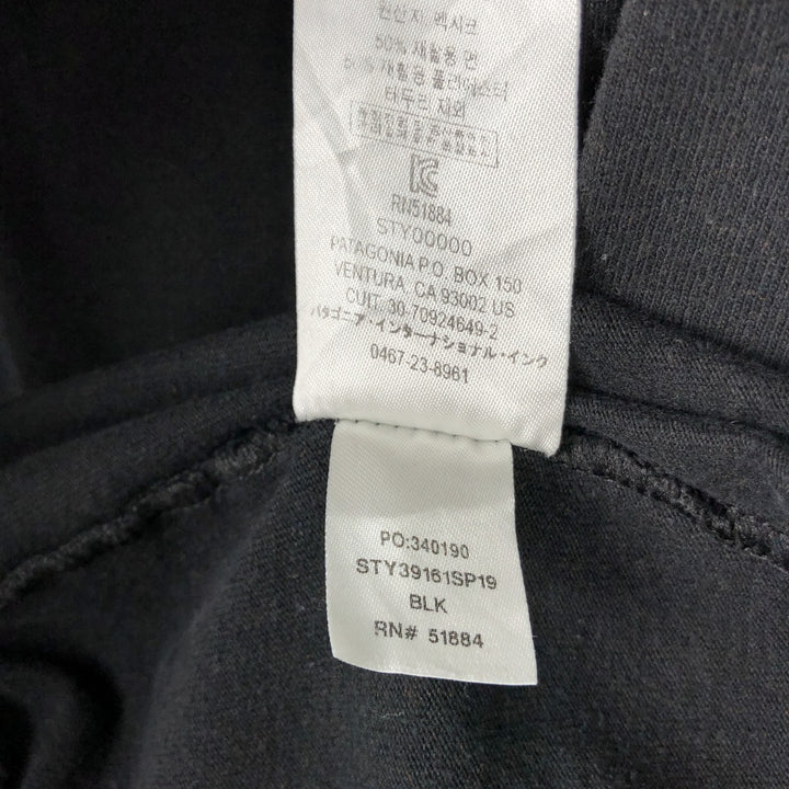 Patagonia 39161SP19 Long-Sleeve T-Shirt (Men's Size L) polyester black type Vintage Second Hand