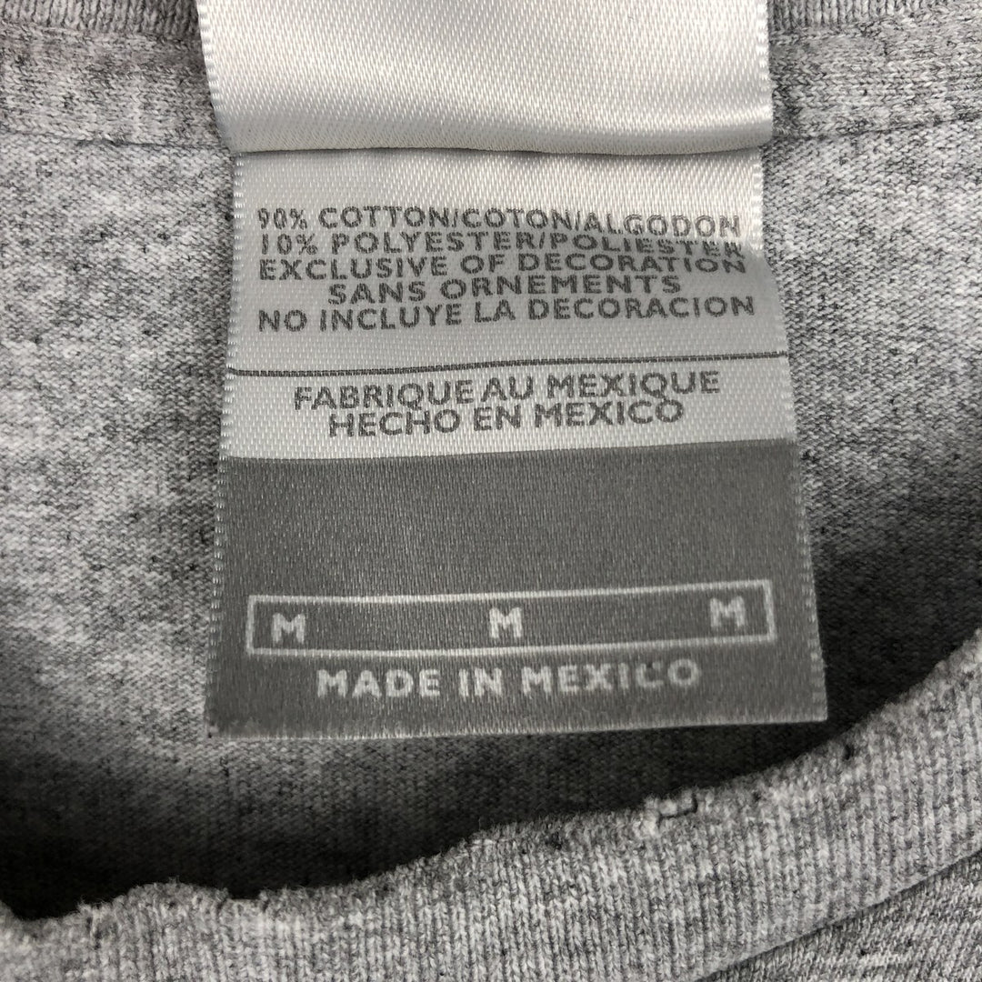 Nike long-sleeved T-shirt, size M, men's cotton gray type Vintage Second Hand
