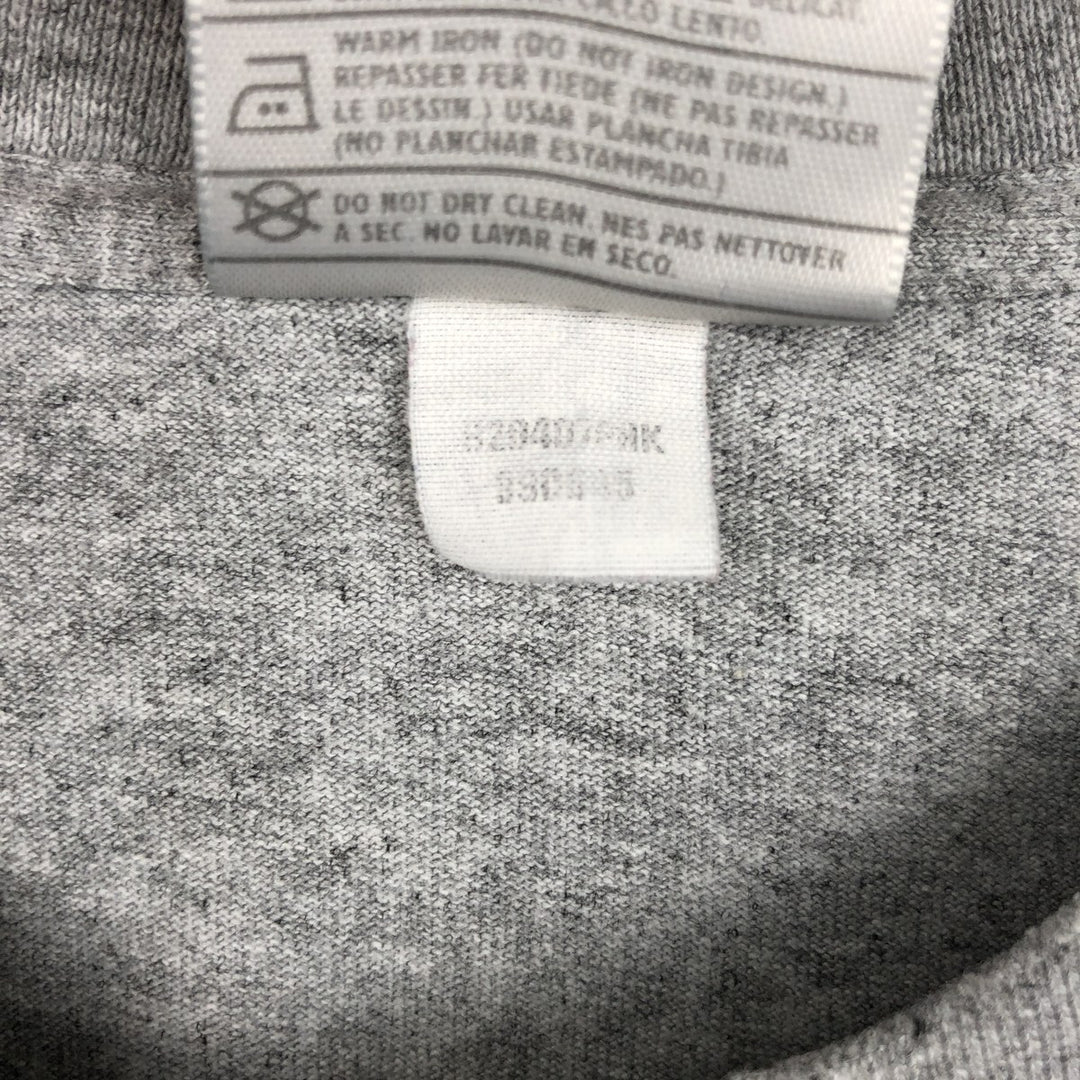 Nike long-sleeved T-shirt, size M, men's cotton gray type Vintage Second Hand