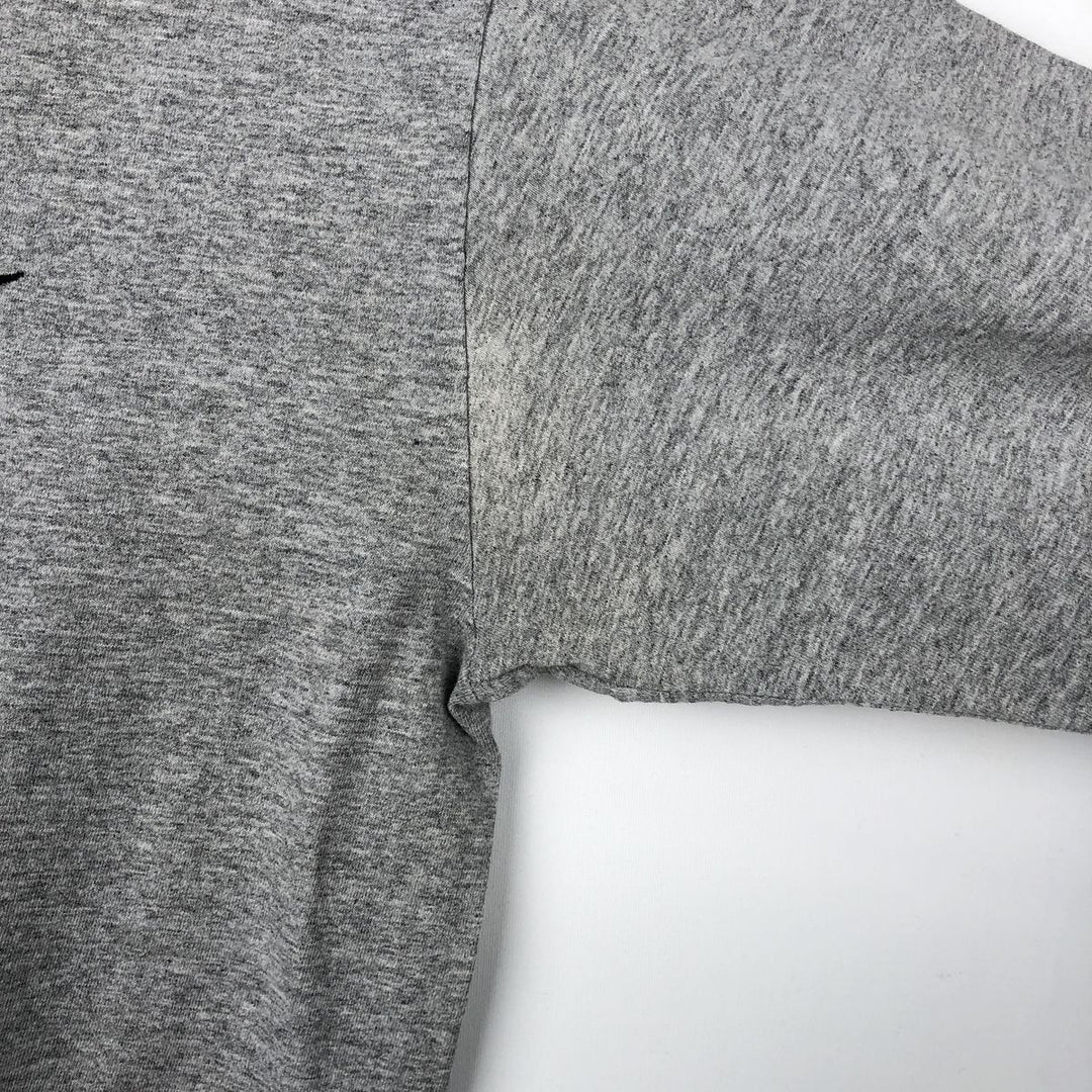 Nike long-sleeved T-shirt, size M, men's cotton gray type Vintage Second Hand