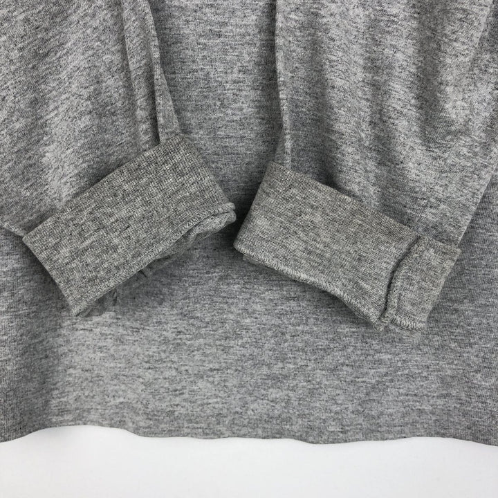 Nike long-sleeved T-shirt, size M, men's cotton gray type Vintage Second Hand