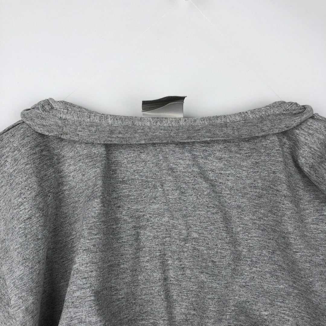 Nike long-sleeved T-shirt, size M, men's cotton gray type Vintage Second Hand