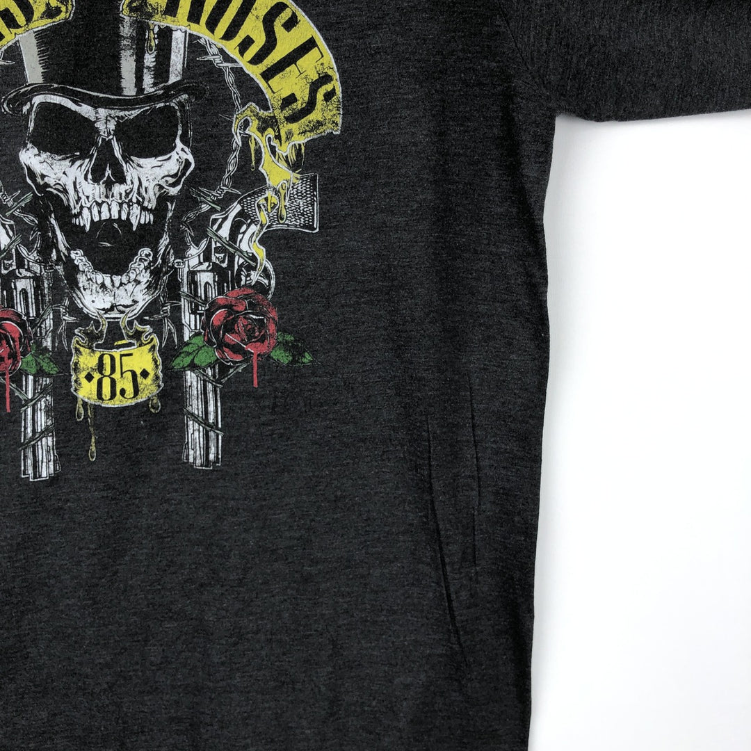 GUNS N' ROSES Guns N' Roses Long Sleeve T-Shirt, Men's Size M cotton Charcoal Vintage Second Hand