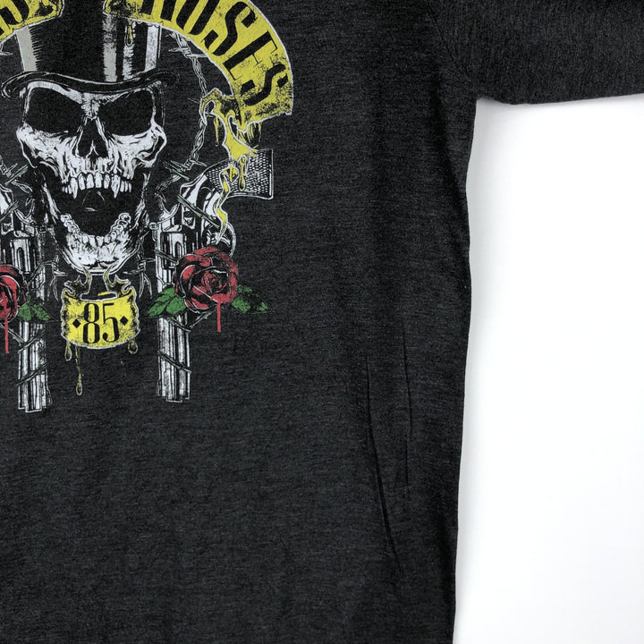 GUNS N' ROSES Guns N' Roses Long Sleeve T-Shirt, Men's Size M cotton Charcoal Vintage Second Hand