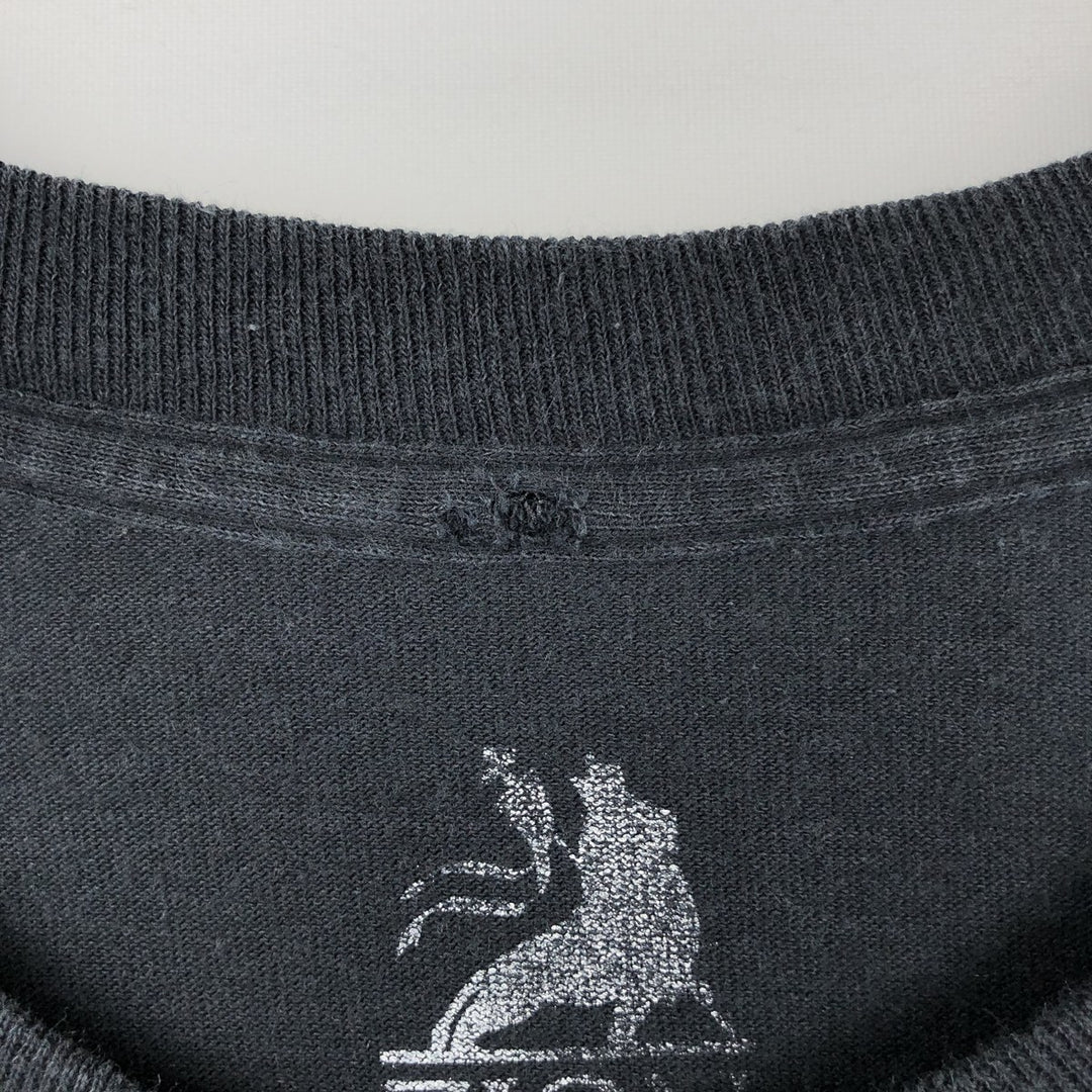 ZION BOB MARLEY Long-Sleeve Band T-Shirt (Men's XL equivalent) cotton black type Vintage Second Hand