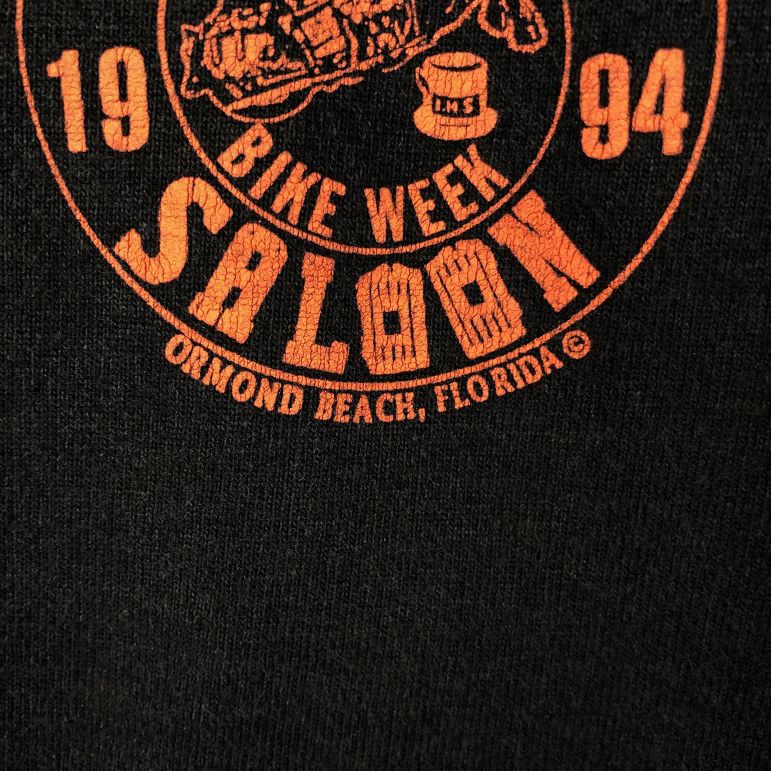 Delta Long-Sleeve T-Shirt (Men's Size M) cotton black type Vintage Second Hand