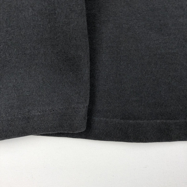 Delta Long-Sleeve T-Shirt (Men's Size M) cotton black type Vintage Second Hand