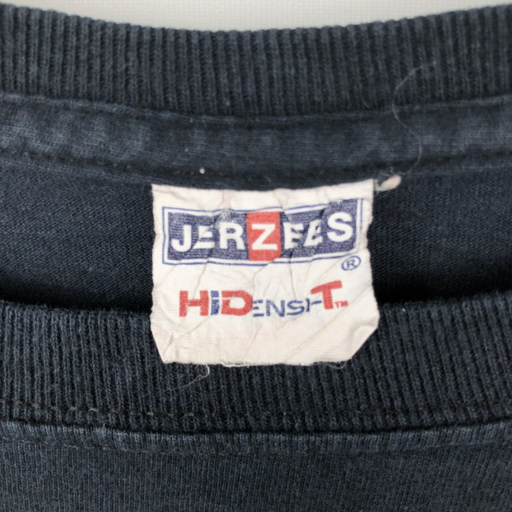 Jerzees THE WALKING DEAD Movie Long-Sleeve T-Shirt (Men's XL equivalent) cotton black type Vintage Second Hand