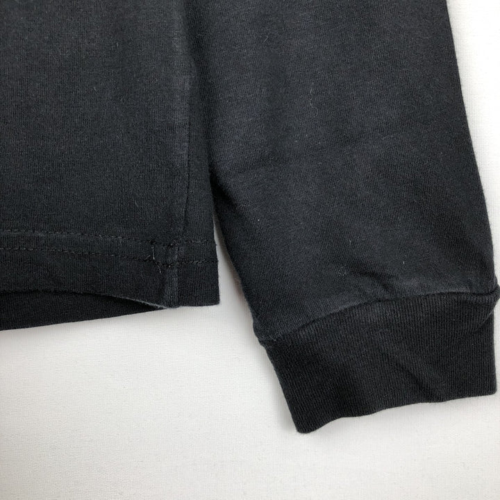 Royal Apparel PT TECH Advertising Long-Sleeve T-Shirt, Made in USA, Men's Size M (Equivalent), Vintage cotton black type Vintage Second Hand