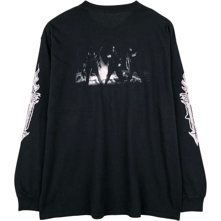 Suffering Hour Long-Sleeve T-Shirt (Men's Size L) unclear black type Vintage Second Hand