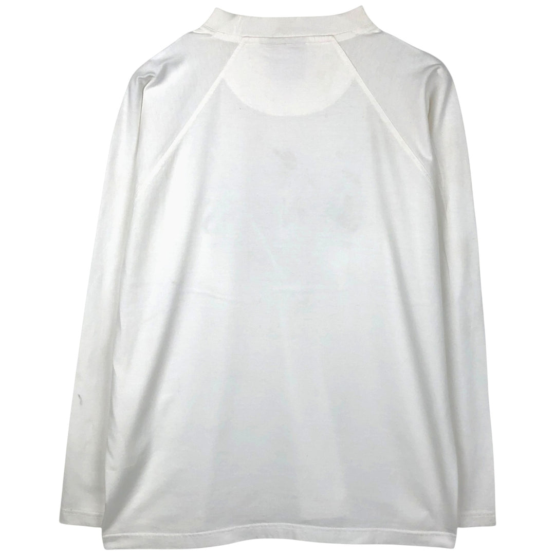GUINNESS Beer Advertising Raglan Sleeve Long T-Shirt (Men's XL equivalent) cotton white type Vintage Second Hand
