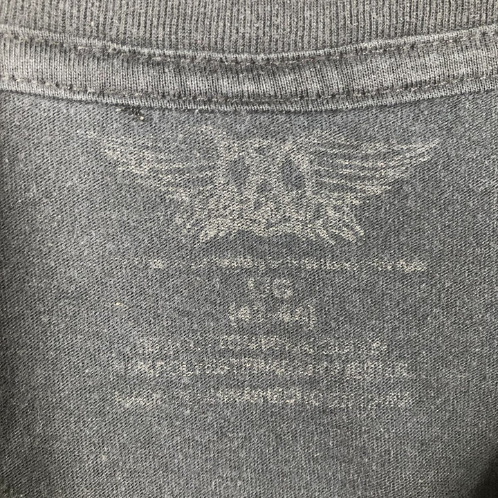 AEROSMITH Aerosmith Long-Sleeve Band T-Shirt (Men's Size L) unclear black type Vintage Second Hand