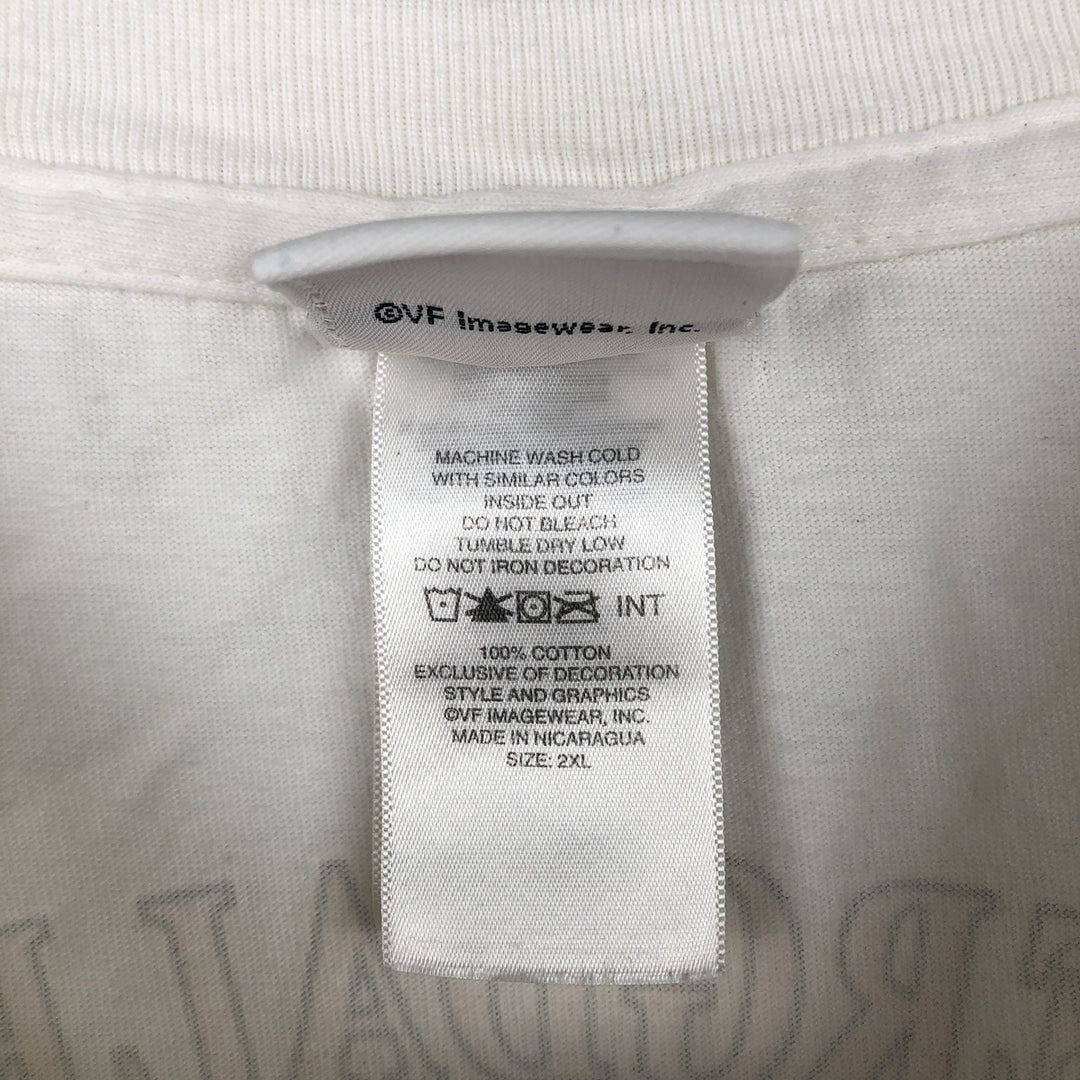 Harley-Davidson Eagle Pattern Motorcycle Long Sleeve T-Shirt, Men's XXL cotton white type Vintage Second Hand